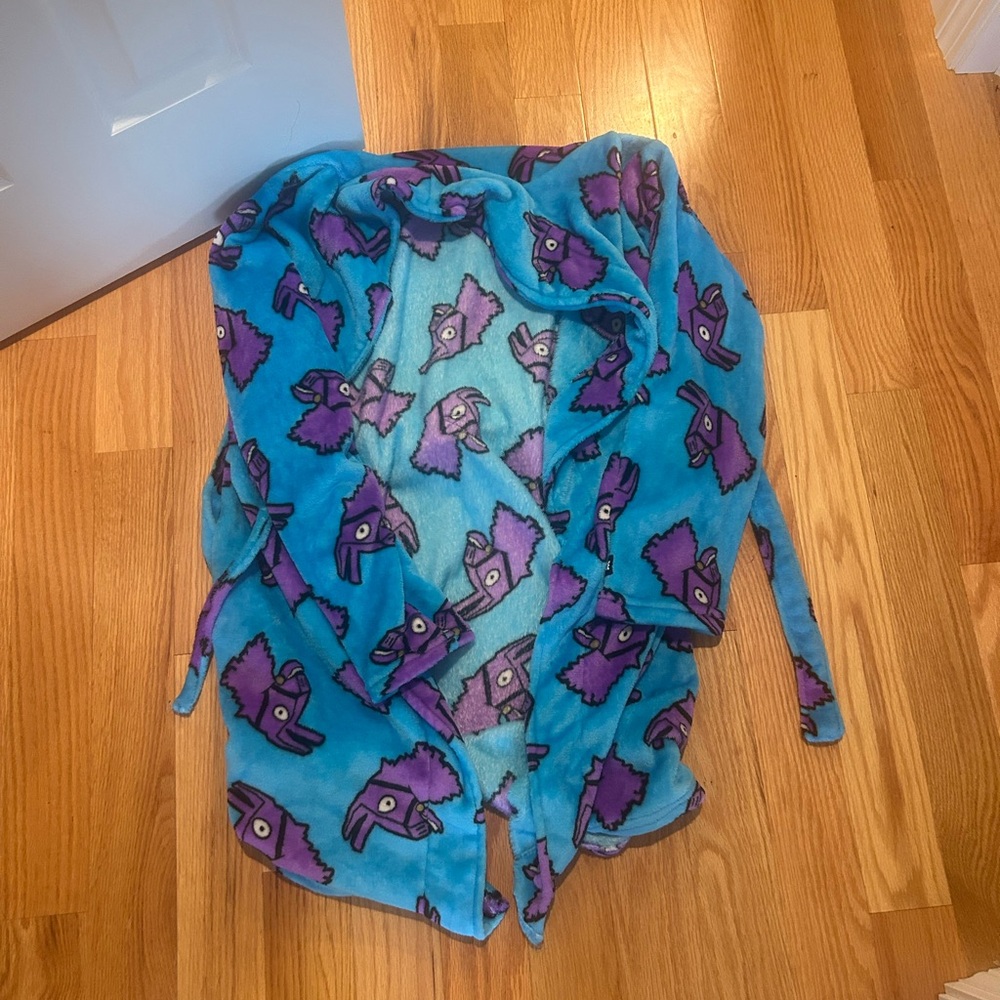 Kids Fortnite Llama Pajama Robe